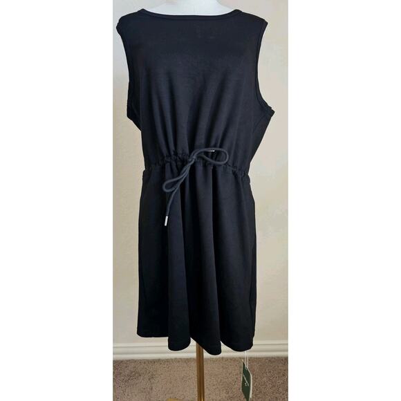 Halara Active Dress Drawstring Size L Short Sleeve Lounge Comfortable Athleasure - Picture 1 of 10